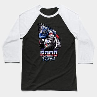 Robo Ghetto Blaster Baseball T-Shirt